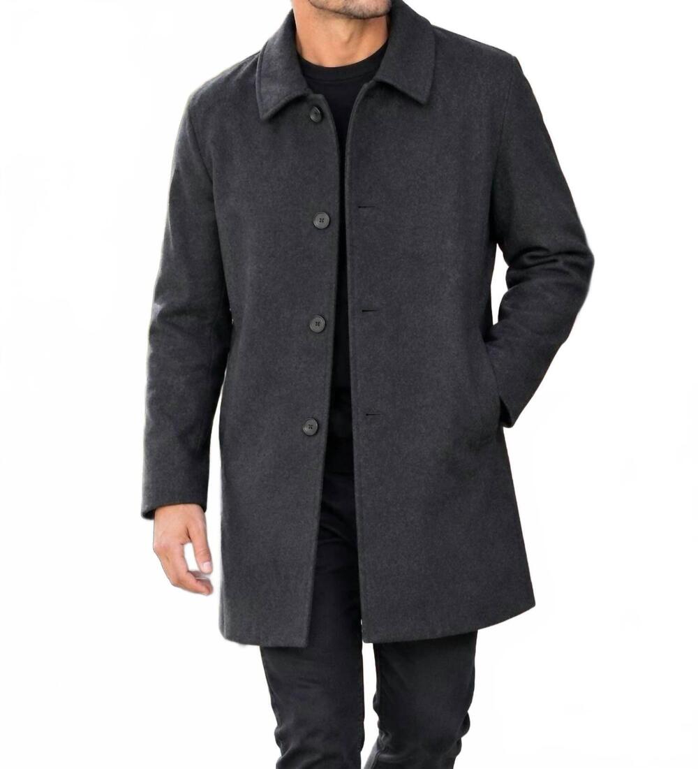 NEW THEORY randall coat in gray
